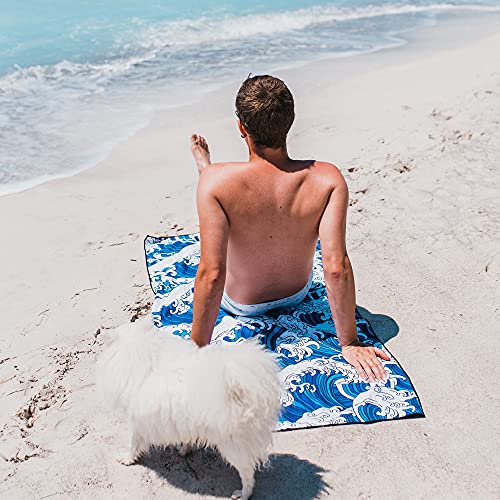 SL Travel Gear - 4Monster Microfiber Beach Towel Quick Dry,Super Absorbent Lightweight Travel Towel for Swimmers, Sand Free Camping Towel, Beach Towels for Pool, Swim, Water Sports,Yoga,Gym,Backpacking