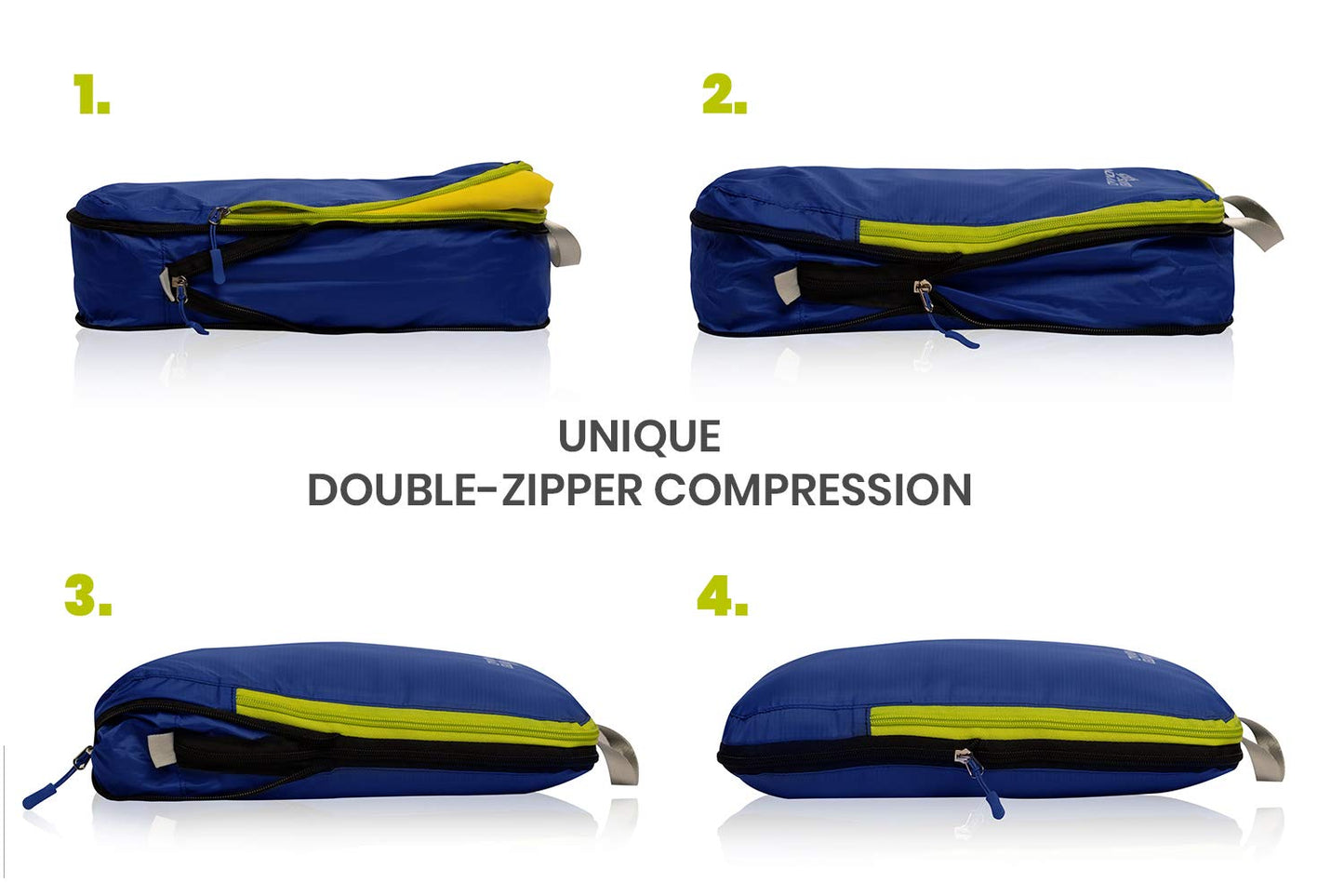 Ultralight Compression Packing Cubes, Suitcase and Backpack Travel Organizer Bags
