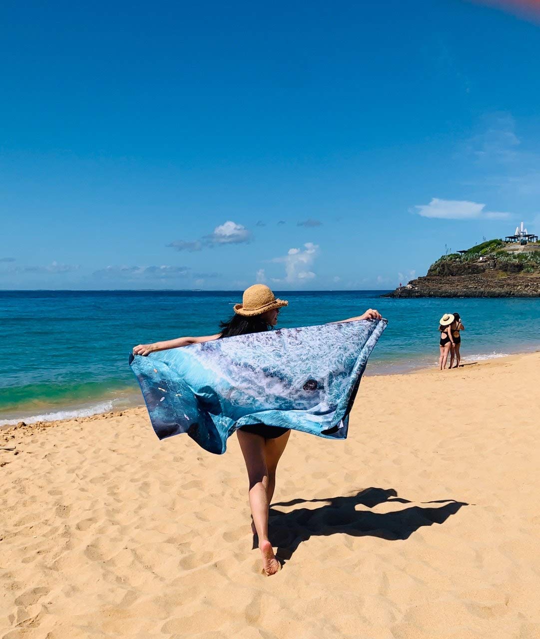 SL Travel Gear - 4Monster Microfiber Beach Towel Quick Dry,Super Absorbent Lightweight Travel Towel for Swimmers, Sand Free Camping Towel, Beach Towels for Pool, Swim, Water Sports,Yoga,Gym,Backpacking