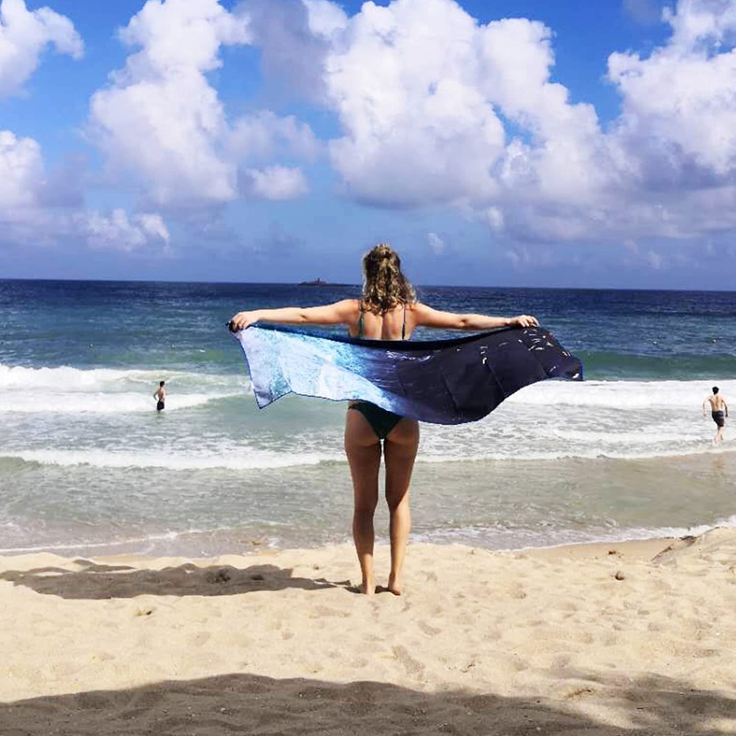 SL Travel Gear - 4Monster Microfiber Beach Towel Quick Dry,Super Absorbent Lightweight Travel Towel for Swimmers, Sand Free Camping Towel, Beach Towels for Pool, Swim, Water Sports,Yoga,Gym,Backpacking
