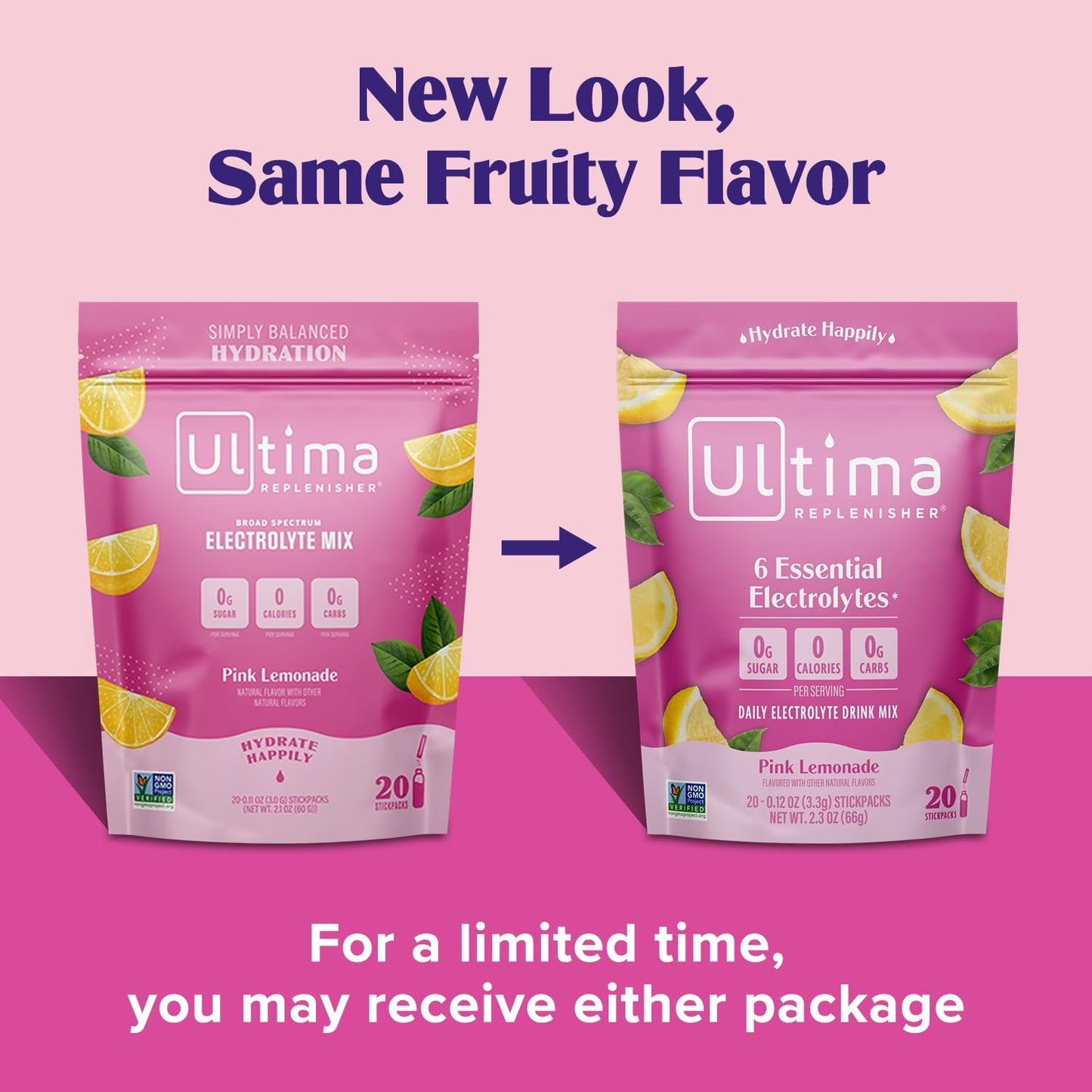 SL Travel Supplements - Ultima Replenisher Daily Electrolyte Drink Mix – Original Variety, 20 Packets – Hydration Packets with 6 Electrolytes & Minerals – Keto Friendly, Vegan, Non- GMO & Sugar-Free Electrolyte Powder
