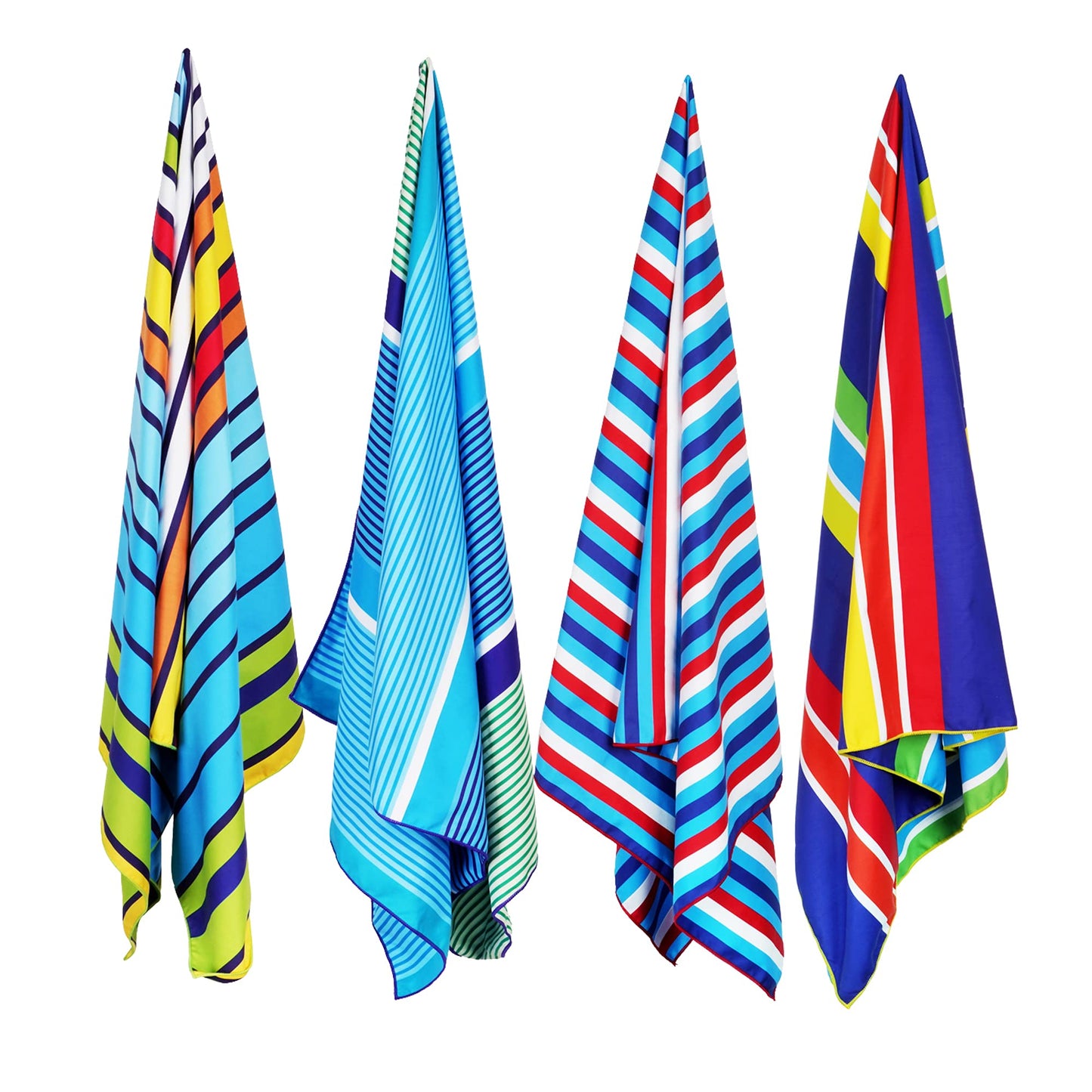 SL Travel Gear - 4Monster Microfiber Beach Towel Quick Dry,Super Absorbent Lightweight Travel Towel for Swimmers, Sand Free Camping Towel, Beach Towels for Pool, Swim, Water Sports,Yoga,Gym,Backpacking