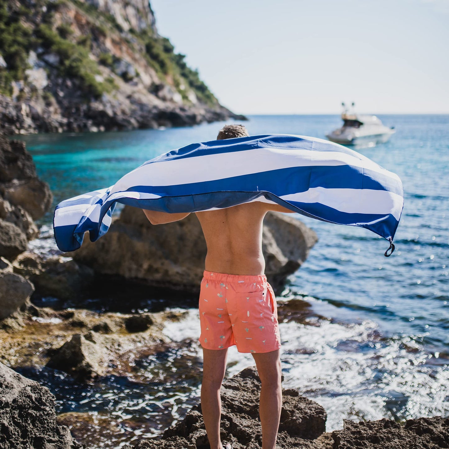 SL Travel Gear - 4Monster Microfiber Beach Towel Quick Dry,Super Absorbent Lightweight Travel Towel for Swimmers, Sand Free Camping Towel, Beach Towels for Pool, Swim, Water Sports,Yoga,Gym,Backpacking