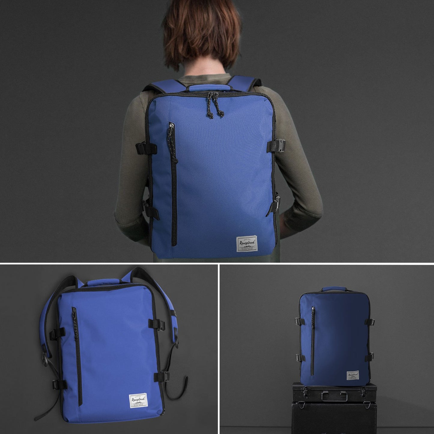 Business Trip Backpack 21L Flight Approved Carry on Daypack 15-inch Laptop Notebook, Travel Commute Gym Sport