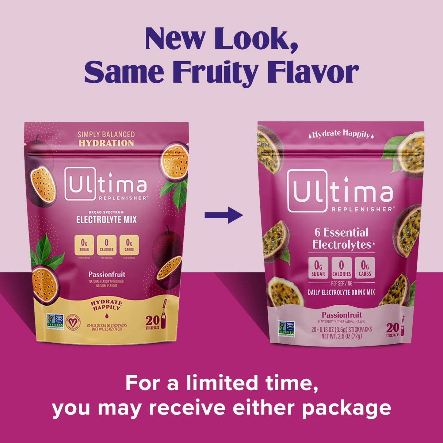 SL Travel Supplements - Ultima Replenisher Daily Electrolyte Drink Mix – Original Variety, 20 Packets – Hydration Packets with 6 Electrolytes & Minerals – Keto Friendly, Vegan, Non- GMO & Sugar-Free Electrolyte Powder