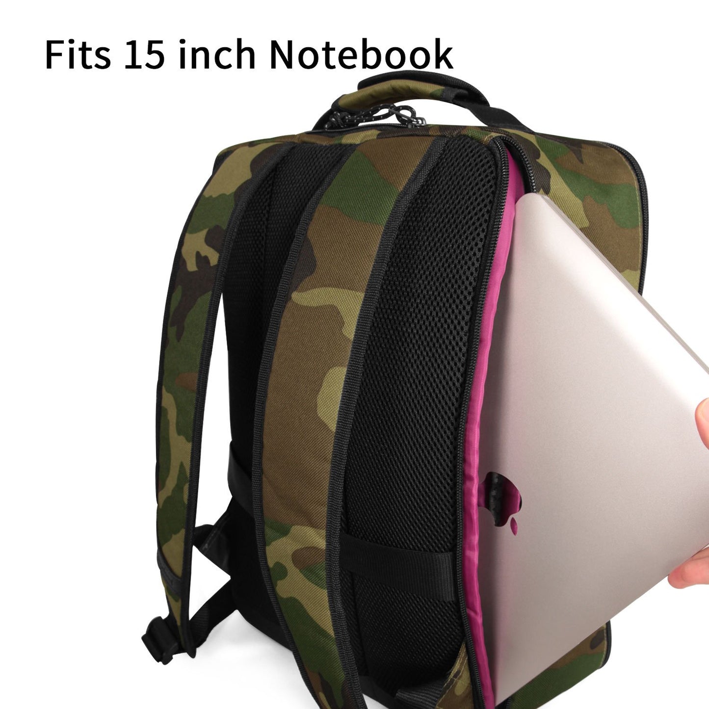 Business Trip Backpack 21L Flight Approved Carry on Daypack 15-inch Laptop Notebook, Travel Commute Gym Sport