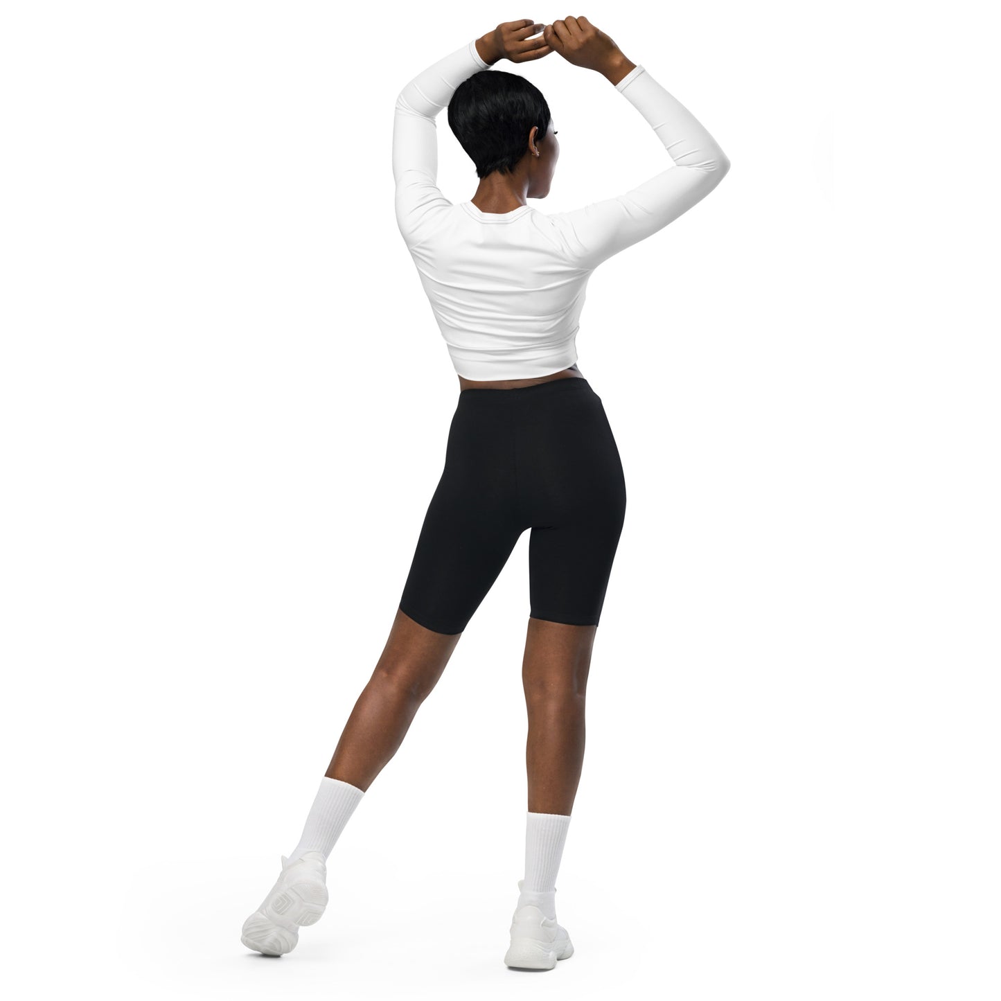 Recycled Long-Sleeve Crop Top